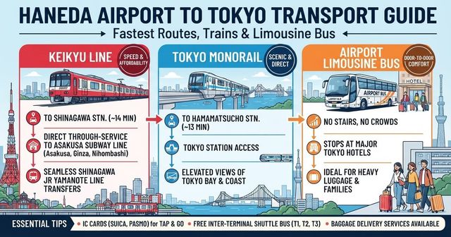 2026 Haneda Airport to Tokyo Guide: Monorail, Shinjuku Hotels & Passes
