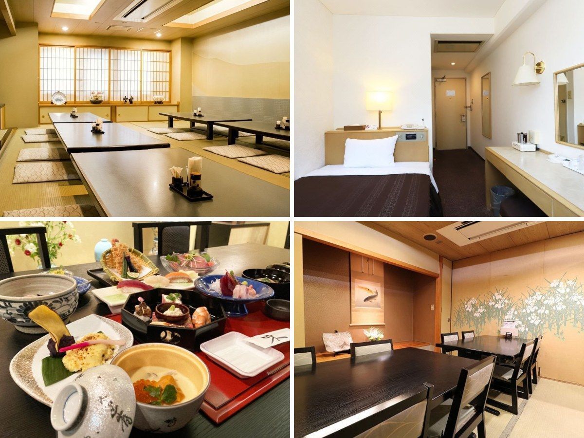 Kawagoe Dai-ichi Hotel Rooms and Interiors