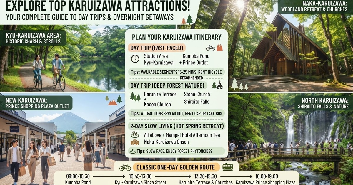 Best Karuizawa Attractions 2026: Ultimate Day Trip Itinerary & Travel Guide