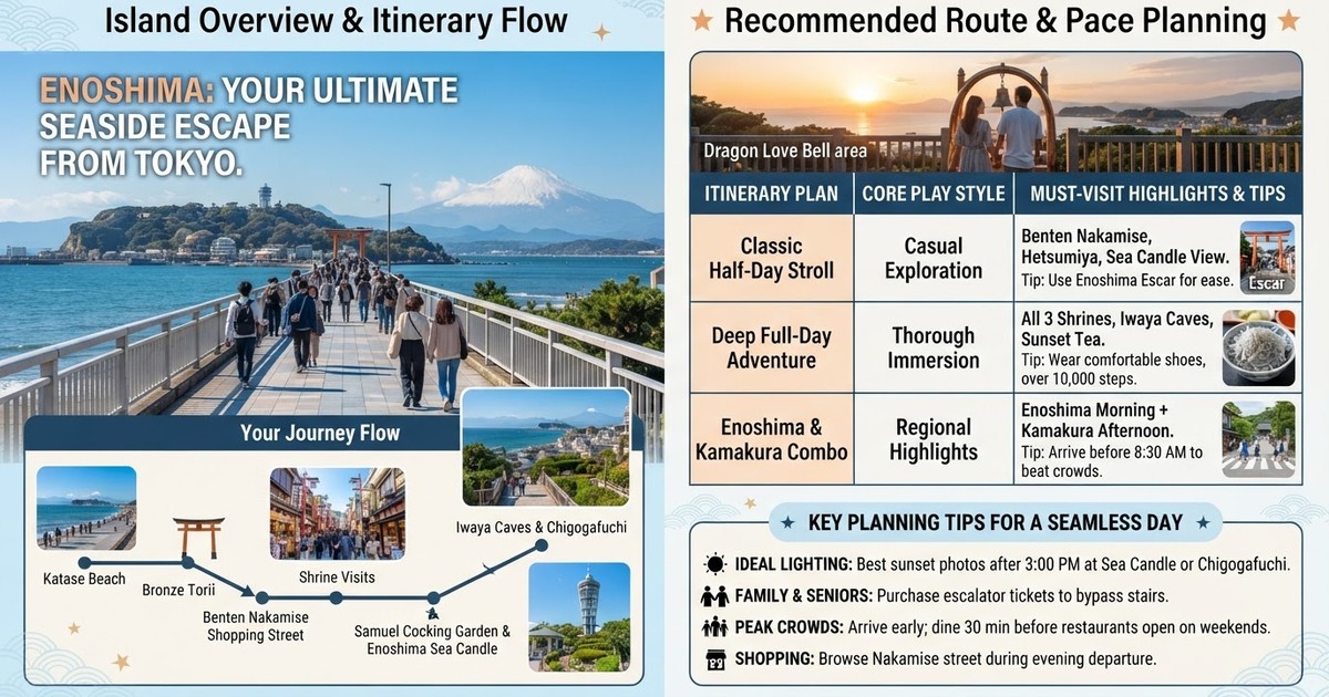 Enoshima Island Day Trip 2026: Top 8 Attractions & Itinerary Guide