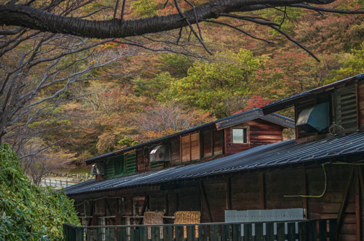 那須鹿の湯の温泉風景