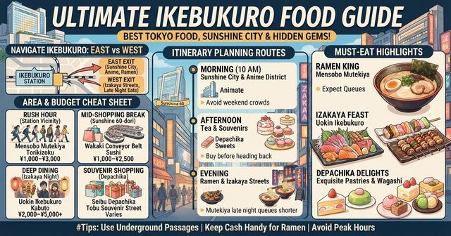 2026 Ultimate Ikebukuro Food Guide: Best Tokyo Food, Sunshine City Ikebukuro Eats!