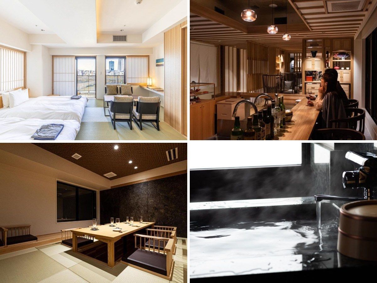 東京淺草Prostyle日式旅館 房間、餐飲、公共設施照片