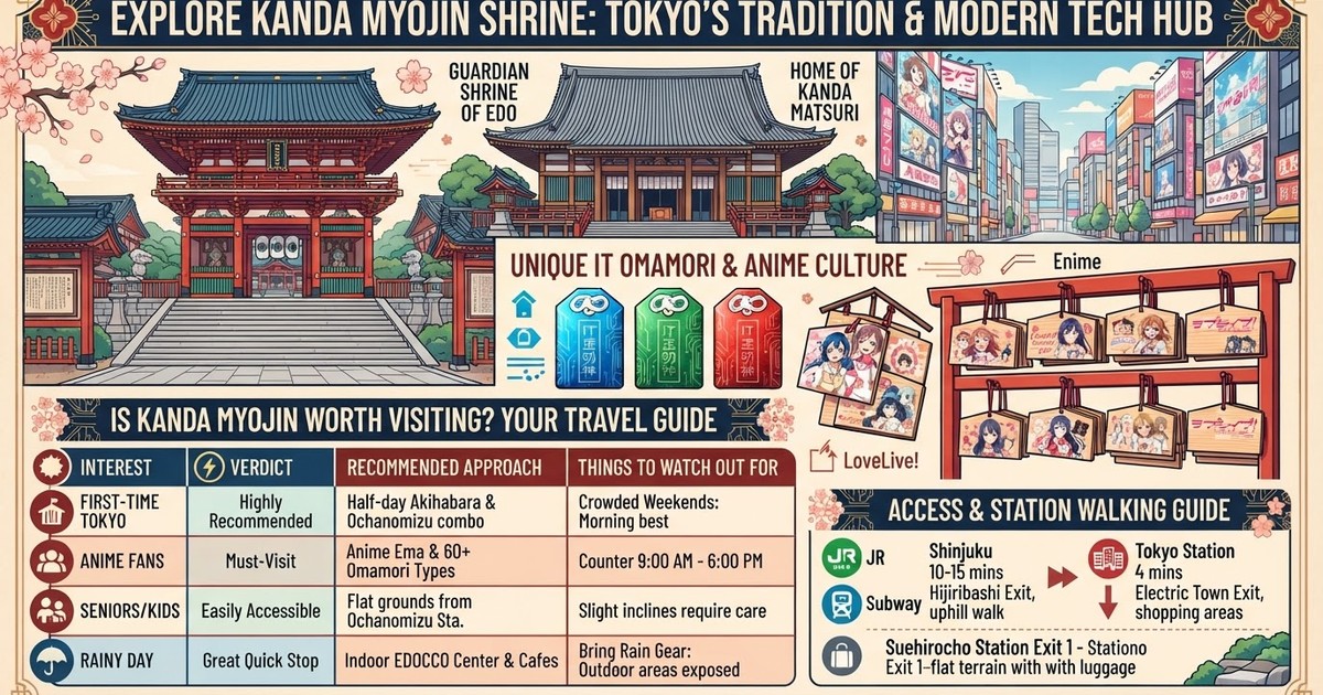 Kanda Myojin Shrine Guide 2026: IT Omamori, Access & Historic Tokyo Highlights