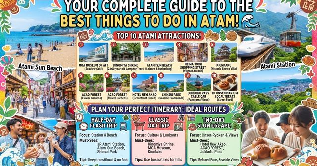 Things to Do in Atami (2026): 10 Best Attractions, Day Trip Itineraries & Tokyo Access