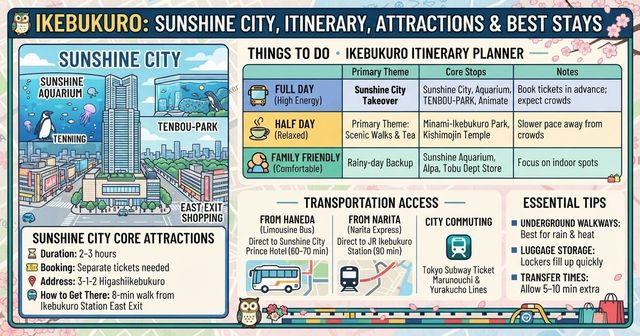 2026 Things to Do in Ikebukuro: Sunshine City, Itinerary, Attractions & Best Stays