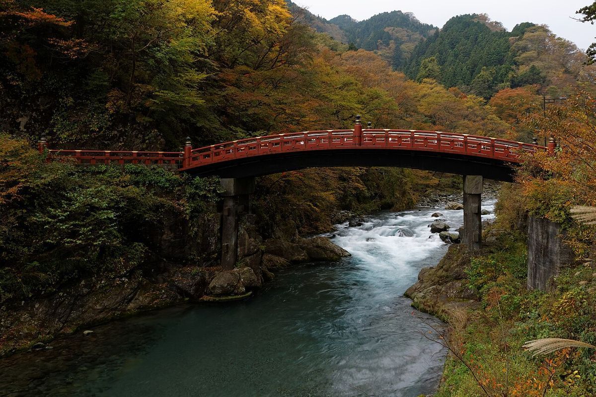 Shinkyo Bridge in Autumn