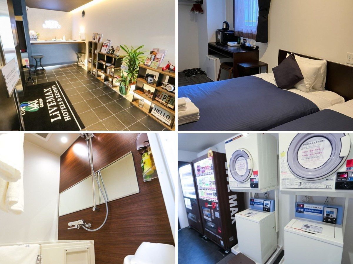 호텔 라이브맥스 치바 에키마에 부대시설 및 객실