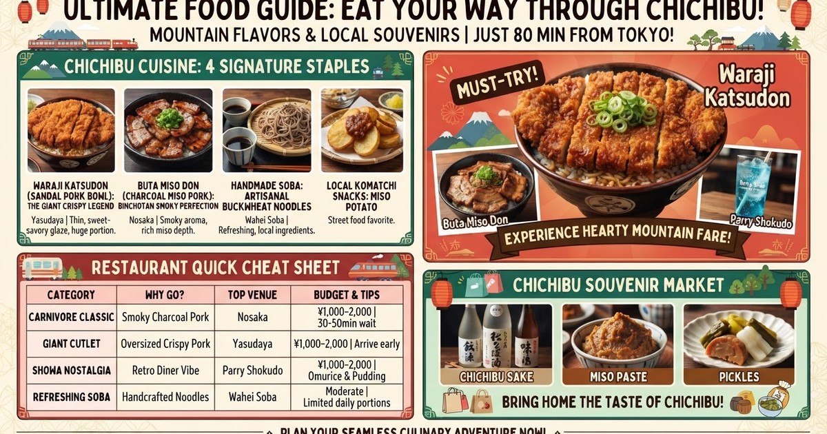 Chichibu Food Guide 2026: 10 Must-Eat Restaurants & Local Specialties