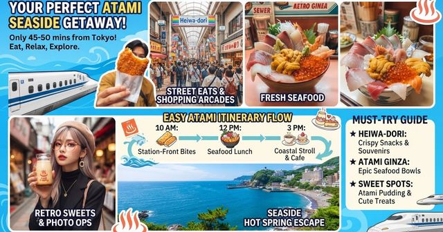 Best Atami Restaurants & Food Guide 2026: Top Seafood Bowls, Street Snacks & Sweets