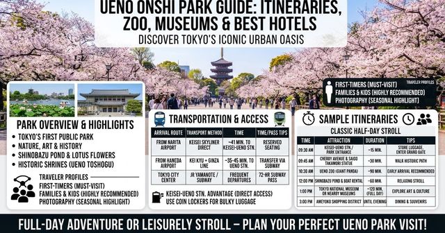 2026 Ueno Onshi Park Guide: Itineraries, Zoo, Museums & Best Hotels